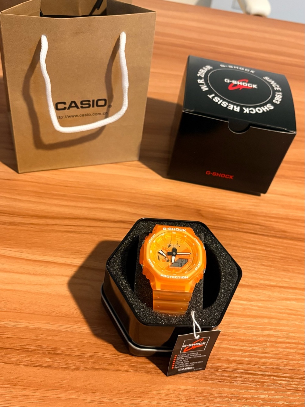 Casio G-Shock Orange Men's Resin Sport Watch